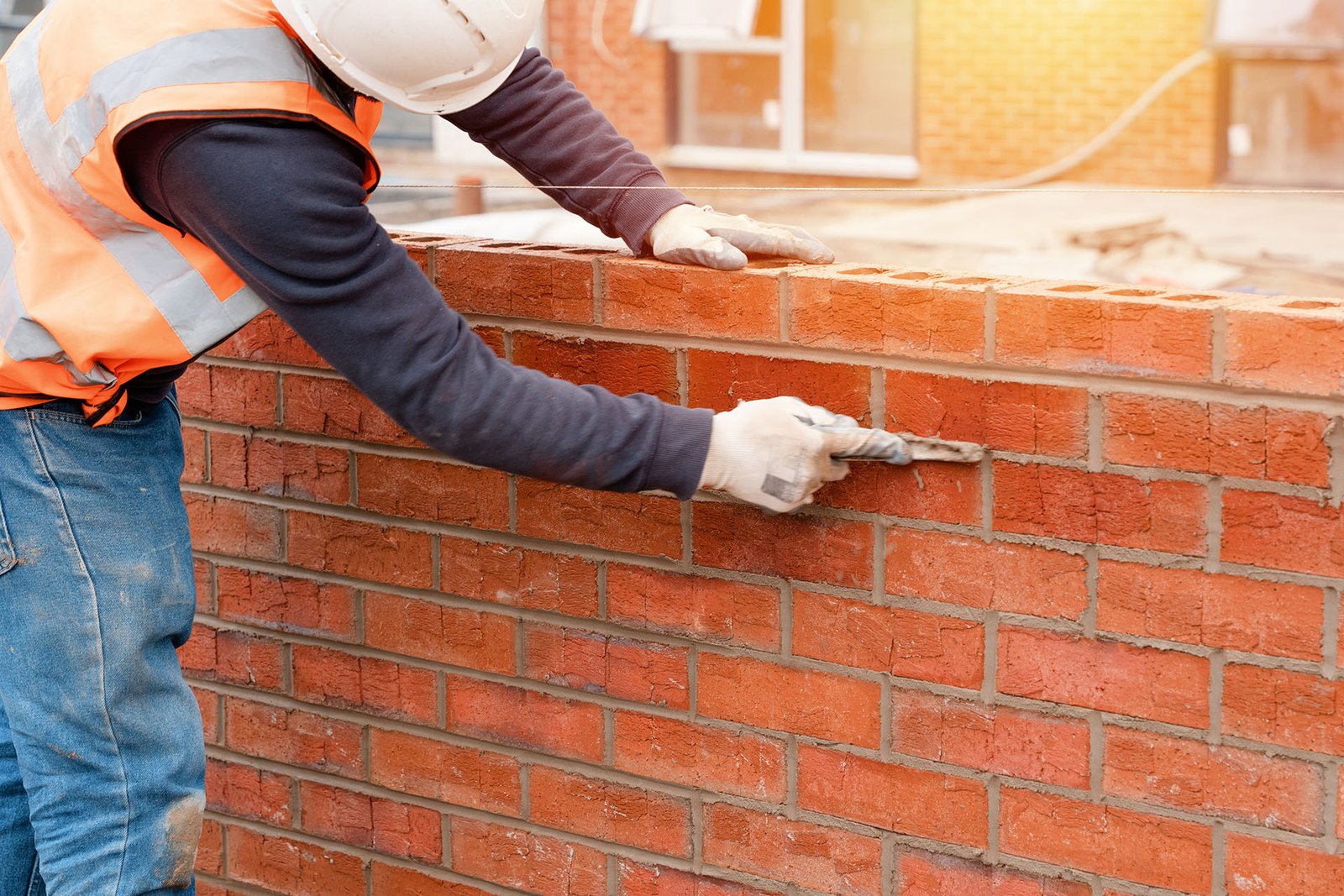 Stacked bricks and blockwork